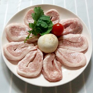 제주 돼지 항정살 1kg (구이용)